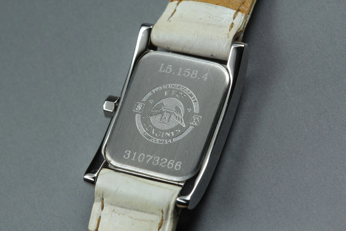 Longines Womens Quartz Watch L5.158.4 16mm Diamond White Dial [Near MINT]