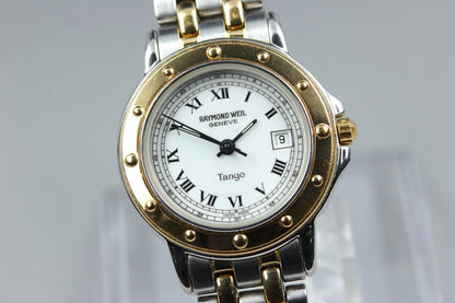 Raymond Weil Tango Womens Quartz Watch 5360 28mm White Dial Date [Exc+5]