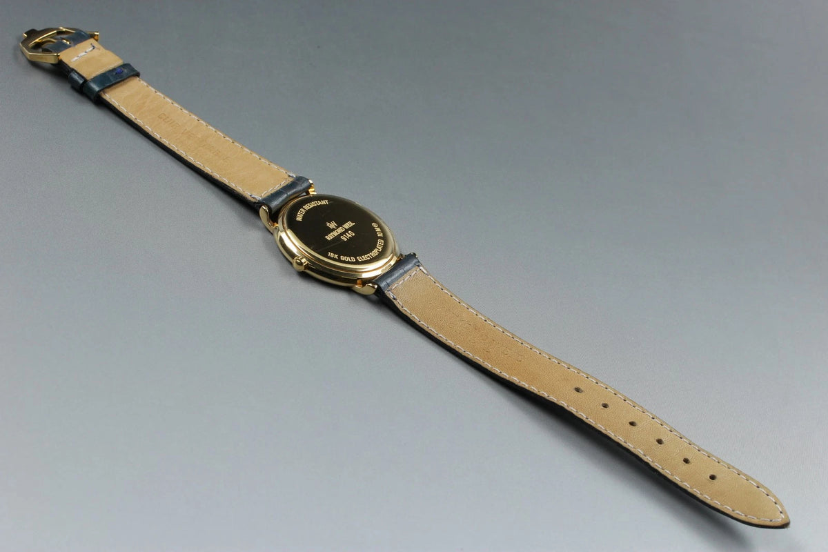 Vintage Raymond Weil Geneve 9140 32mm Mens Quartz Watch White Dial [Near MINT]