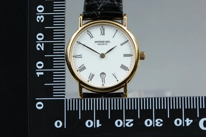 Raymond Weil Geneve Women Quartz Watch 9924 26mm White Dial Date [MINT]