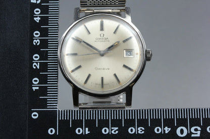Omega Geneve Mens Automatic Watch Cal. 565 161.070 35mm Silver Dial Date [Exc+5]