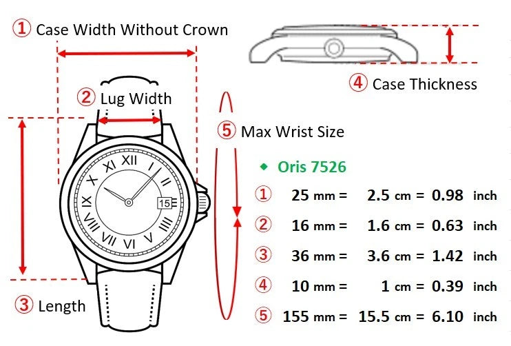 Oris 7526 25mm Womens Automatic Watch Silver Dial Date From JAPAN [Near MINT]