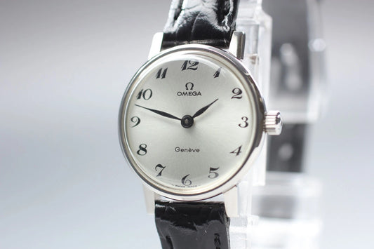 Omega Geneve Cal.625 511.0457 23mm Womens Hand-Winding Watch Silver [Near MINT]