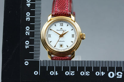 Maurice Lacroix 24292 28mm White Dial Date Automatic Women's Watch [Exc+5]