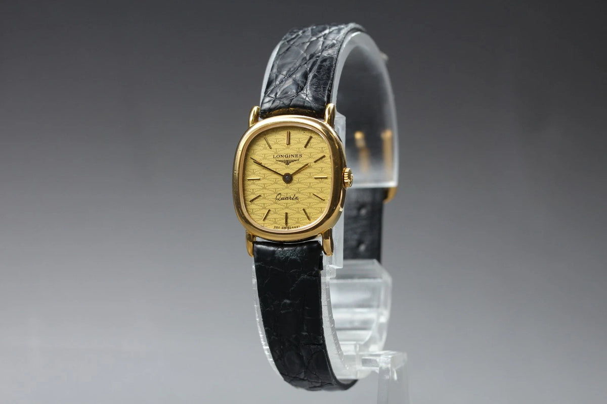 Longines Womens Quartz Watch L962.2 962 6491 20mm Gold Dial [Near MINT]