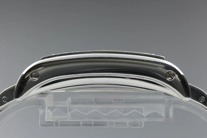 Oris Rectangular 585-7525-40-02 30mm Men Automatic Watch Silver Date [Near MINT]
