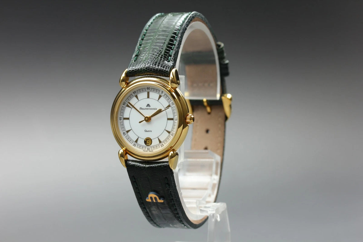 Maurice Lacroix 72963 Women's Watch 26mm White Dial Date Quartz [MINT w/ Case]