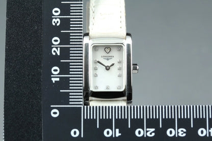 Longines Womens Quartz Watch L5.158.4 16mm Diamond White Dial [Near MINT]