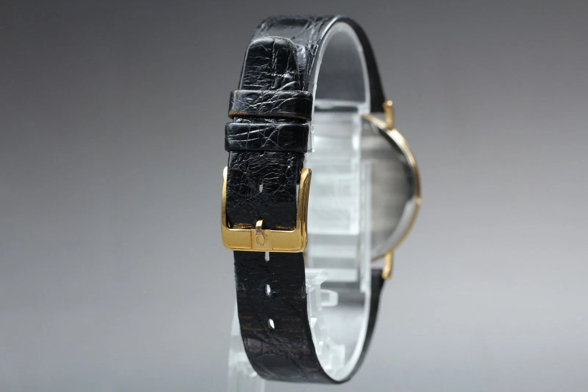 Omega De Ville Mens Qz Watch Cal.1378 191.0222 33mm Gold Dial [Exc+5 w/ Case]