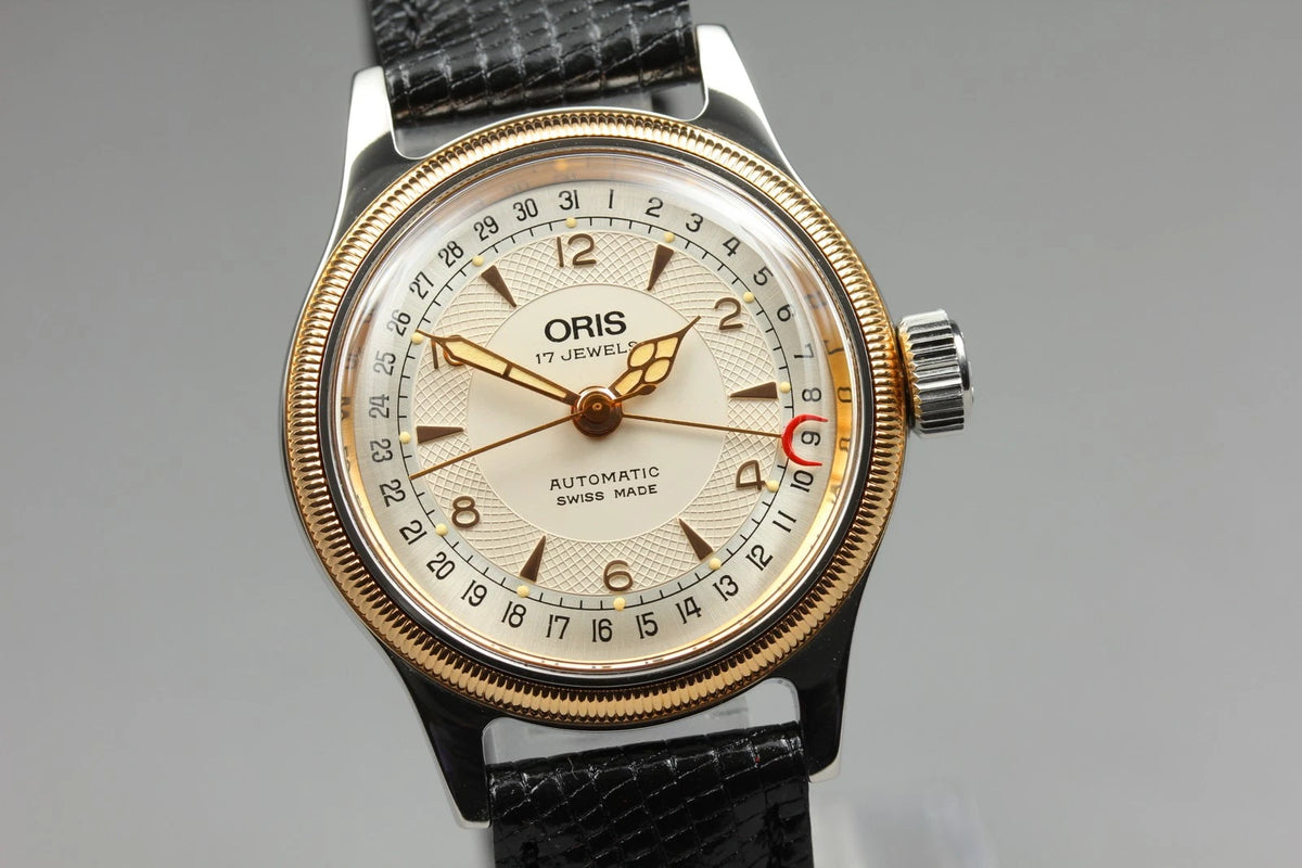 Oris Big Crown Pointer Men Automatic Watch 7400 32mm Cream Dial Date [Near MINT]