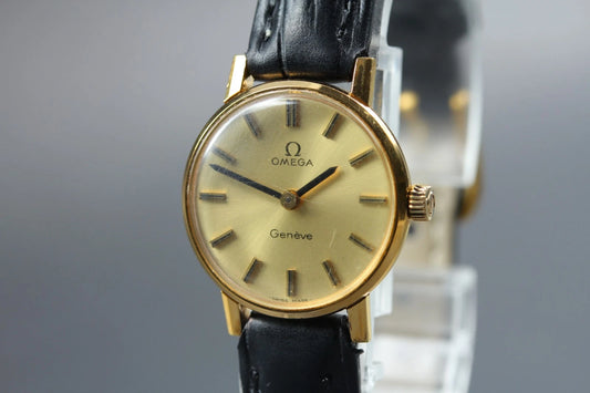 Omega Geneve Womens Hand Winding Watch Cal.625 511.0457 23mm Gold Dial [Exc+5]