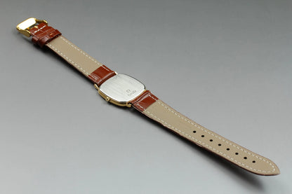 Omega De Ville Mens Quartz Watch Cal.1378 195 0077.2 30mm Gold Dial [Near MINT]