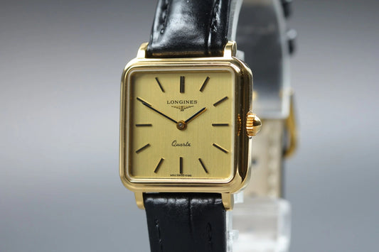 Longines Womens Quartz Watch Cal.L960.2 960 6198 23mm Gold Dial [Near MINT]