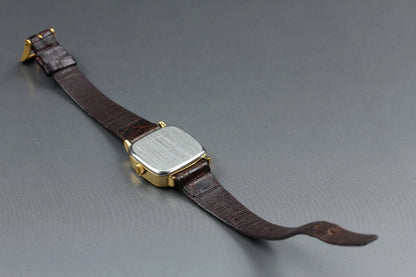 Longines Womens Quartz Watch L700.2 700 1166 23mm Gold Dial From JAPAN [Exc+5]