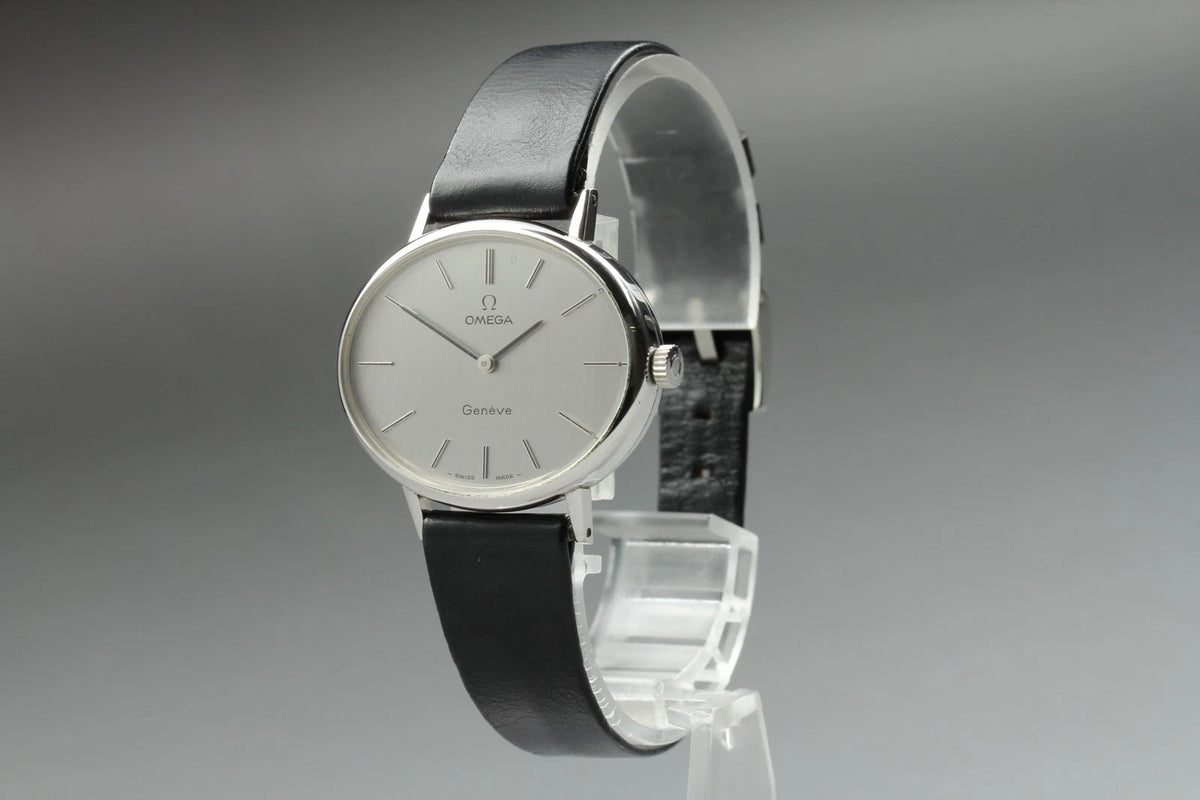 Omega Geneve Mens Hand Winding Watch Cal.625 33mm Silver Dial [Near MINT w/Case]