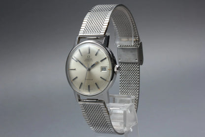 Omega Geneve Mens Automatic Watch Cal. 565 161.070 35mm Silver Dial Date [Exc+5]