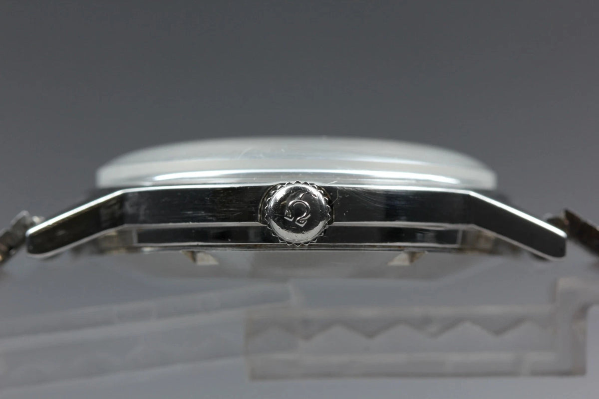 Omega Geneve Mens Automatic Watch Cal. 565 161.070 35mm Silver Dial Date [Exc+5]