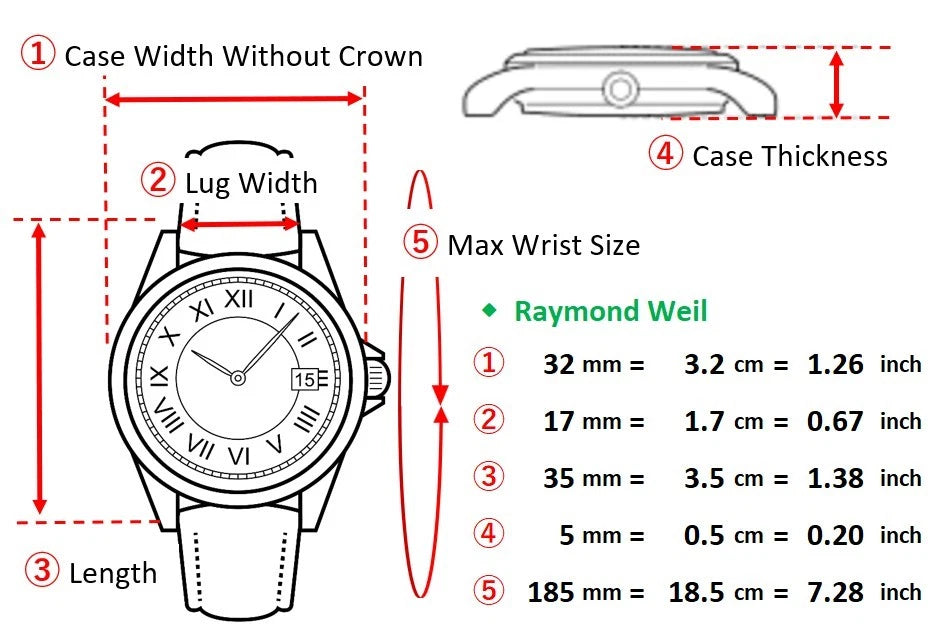 Vintage Raymond Weil Geneve 9140 32mm Mens Quartz Watch White Dial [Near MINT]
