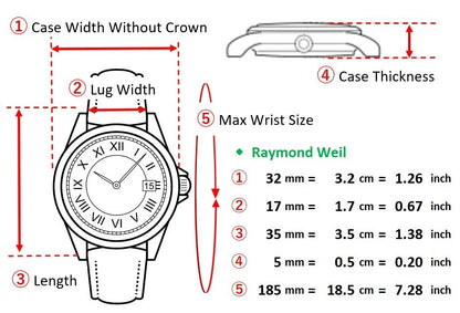 Vintage Raymond Weil Geneve 9140 32mm Mens Quartz Watch White Dial [Near MINT]