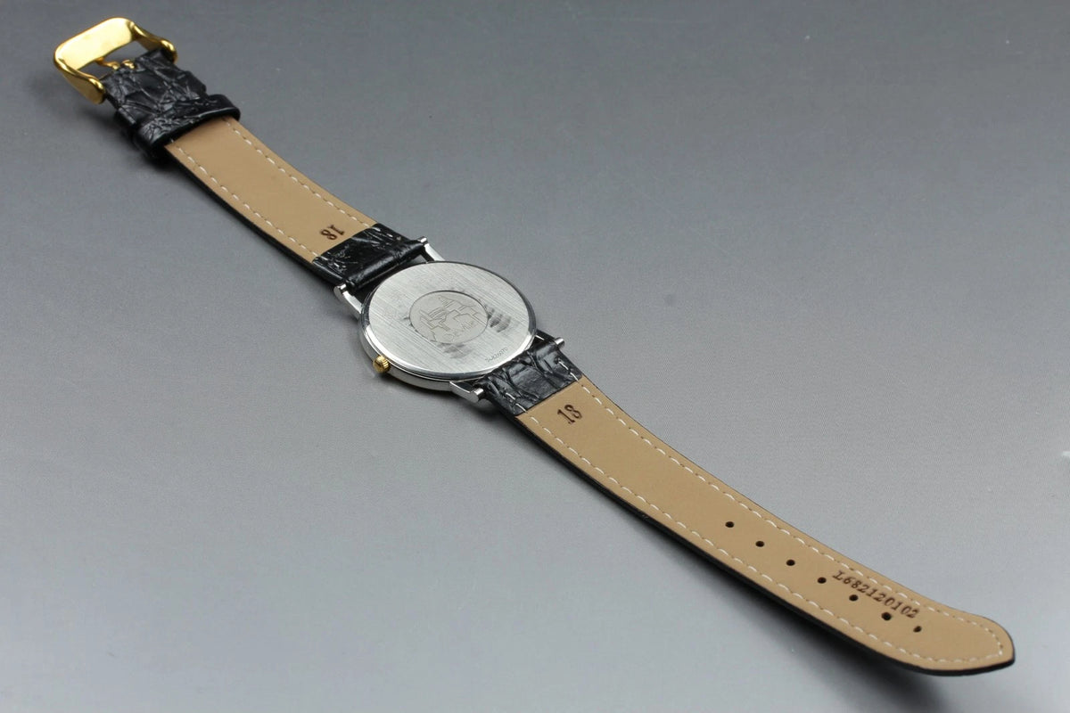 Omega De Ville Mens Quartz Watch Cal.1378 195.2378 33mm Gold Dial [Near MINT]
